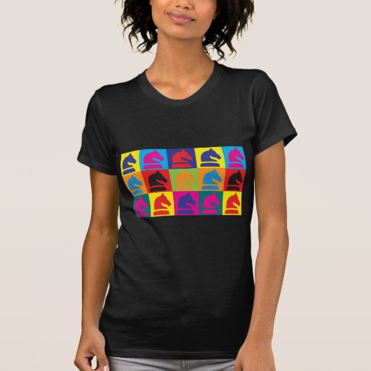 Chess Pop Art T-shirt (Voorkant)