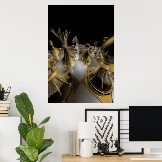 Chess Poster (Thuiskantoor)