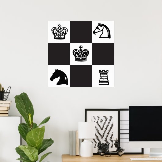 Chess Poster (Thuiskantoor)