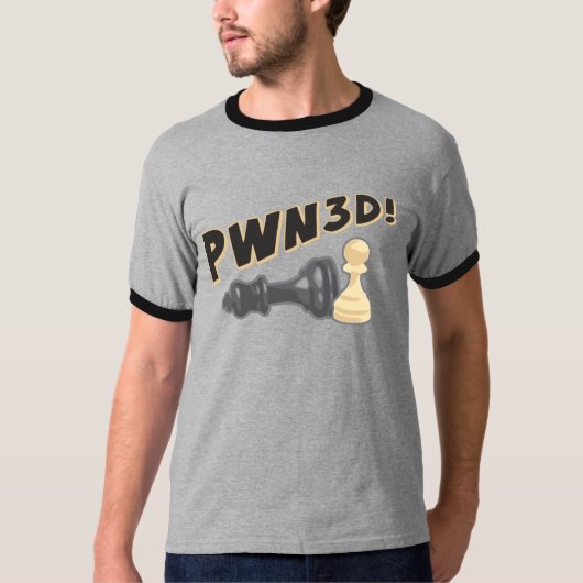 Chess pwn3d t-shirt (Voorkant)