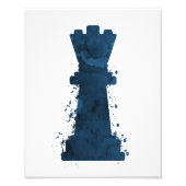 Chess Queen Art Foto Afdruk (Voorkant)