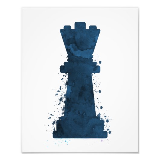 Chess Queen Art Foto Afdruk (Voorkant)