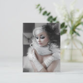 Chess Queen Briefkaart (Staand voorkant)