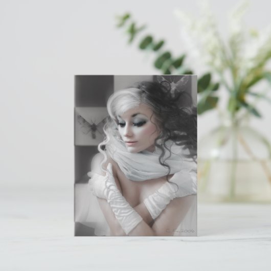 Chess Queen Briefkaart (Staand voorkant)