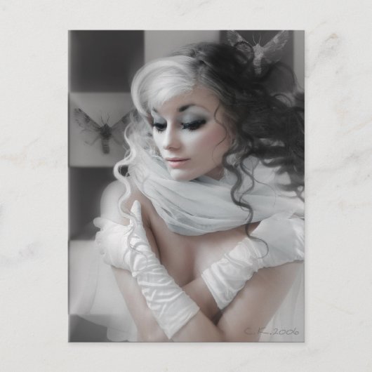 Chess Queen Briefkaart (Voorkant)