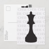 Chess Queen Classic Piece Modern Briefkaart (Voorkant / Achterkant)