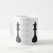 Chess Queen Classic Piece Modern Koffiemok (Voorkant links)