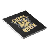 Chess Queen Kinder & Women Gift Notitieblok (Schuin)