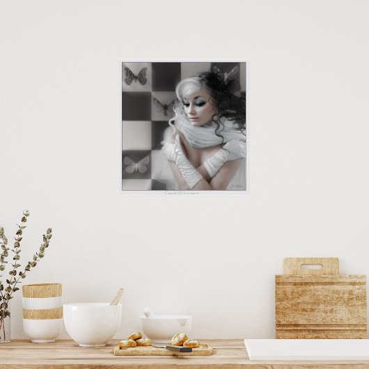 Chess Queen Poster (Keuken)