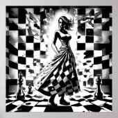 Chess Queen Poster (Voorkant)