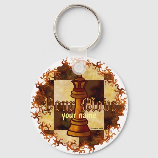 Chess Queen Sleutelhanger (Voorkant)