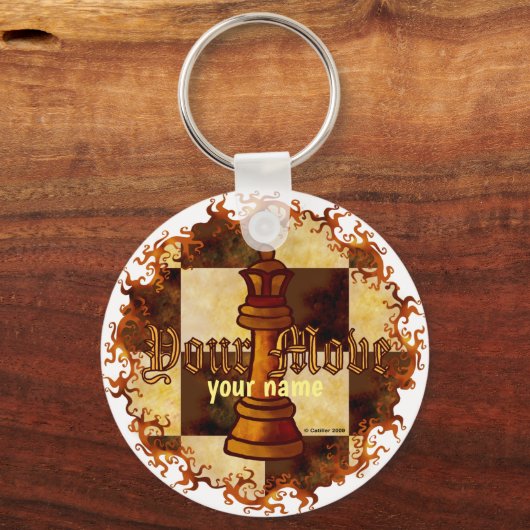 Chess Queen Sleutelhanger (Voorkant)