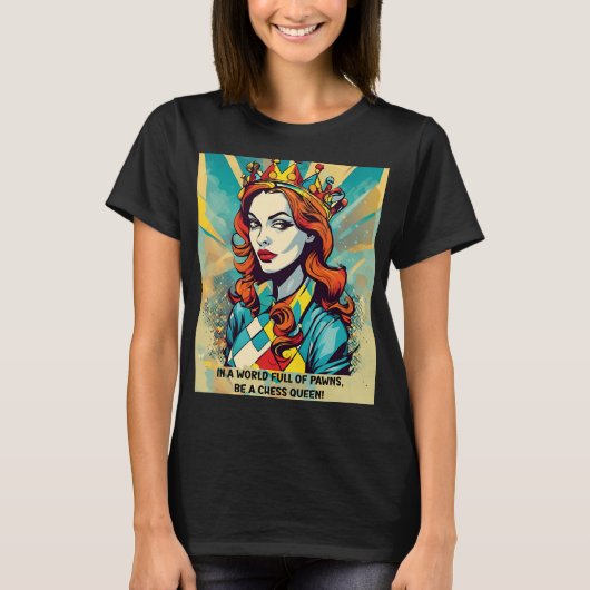 Chess Queen T-shirt (Voorkant)