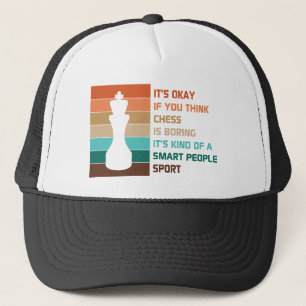 Chess Quote Sunset Trucker Pet