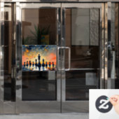 Chess Raamsticker (Kantoordeur)