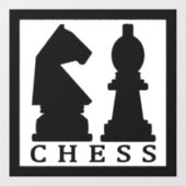 CHESS RAAMSTICKER (Vel)
