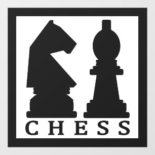 CHESS RAAMSTICKER