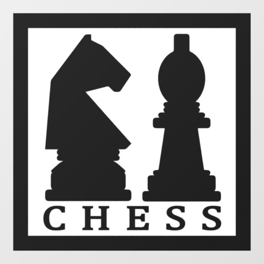 CHESS RAAMSTICKER (Vel)