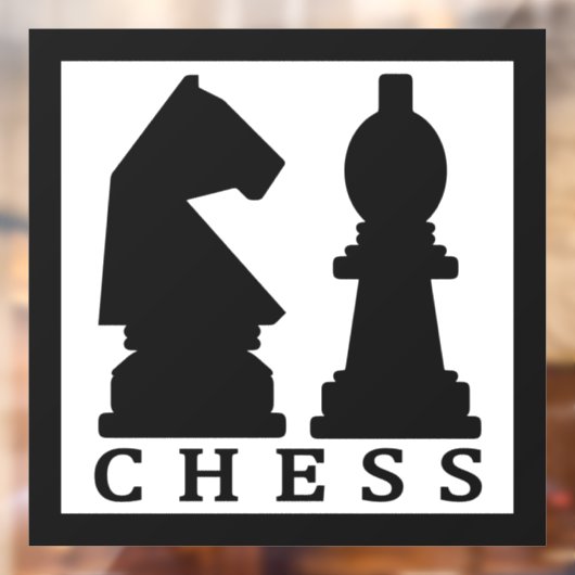 CHESS RAAMSTICKER (Vel 2)