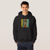 Chess Retro Graphic Chess Player Checkmate Board G Hoodie (Voorkant volledig)