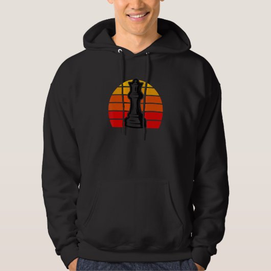 Chess Retro Graphic Chess Player Checkmate Board G Hoodie (Voorkant)
