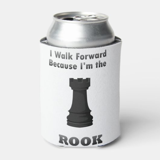 Chess Rook Blikjeskoeler (Blikje Voorkant)