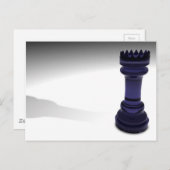 Chess Rook Briefkaart (Voorkant / Achterkant)