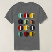 Chess Round Chess Piece Cool Board Game Lovers Gif T-shirt (Design voorkant)