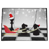 Chess Santa Claus en Reindekerst Groot Cadeauzakje (Voorkant)