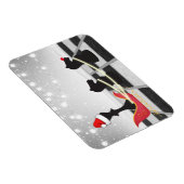 Chess Santa Claus en Reindekerst Magneet (Rechterzijde)