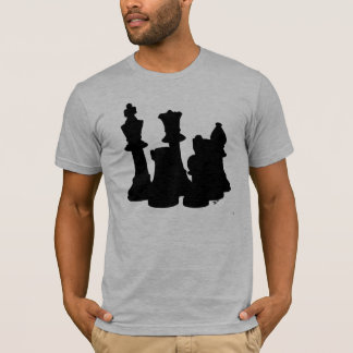 Chess Set Black T-shirt