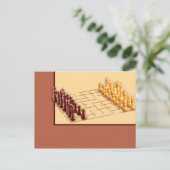 Chess Set Briefkaart (Staand voorkant)