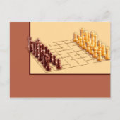 Chess Set Briefkaart (Voorkant)