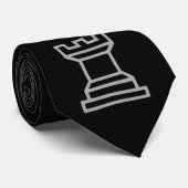 Chess Set Rook Stropdas (Opgerold)