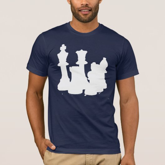 Chess Set White T-shirt (Voorkant)
