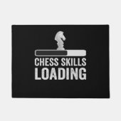 Chess Skills Loading Funny Knight Piece Chess Deurmat (Voorkant)