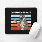 Chess Sloth Slow Ceckmate in one Funny Chess Muismat (Met muis)