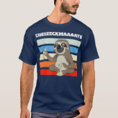 Chess Sloth Slow Ceckmate in one Funny Chess T-shirt (Voorkant)
