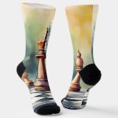 Chess Sokken (Gebogen)