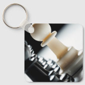 Chess Soldier Printed Keychains Sleutelhanger (Voorkant)