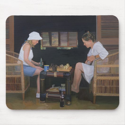 Chess spelen op Goldeneye Muismat (Voorkant)