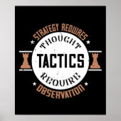 Chess - Strategie vraagt om nadenken Poster (Voorkant)