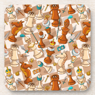 Chess-strijd Bier Onderzetter