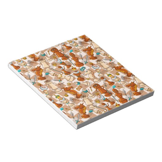 Chess-strijd Notitieblok (Schuin)