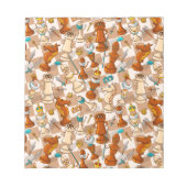 Chess-strijd Notitieblok (Voorkant)