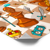 Chess-strijd Poster (Hoek)