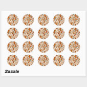 Chess-strijd Ronde Sticker (Vel)