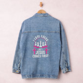 Chess Stuff Chess Club Chess Merch Christelijk Denim Jacket (Hangar)