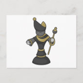 Chess-stuk bisschop Chess Briefkaart (Voorkant)