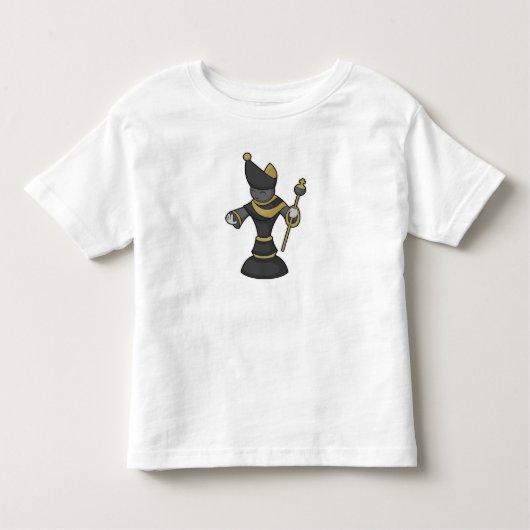 Chess-stuk bisschop Chess Kinder Shirts (Voorkant)